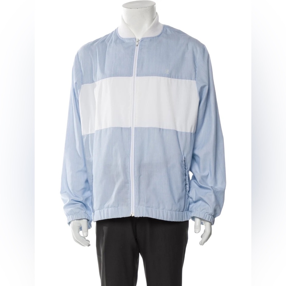 Pierre Cardin Colorblock Pattern Windbreaker. Vintage edition